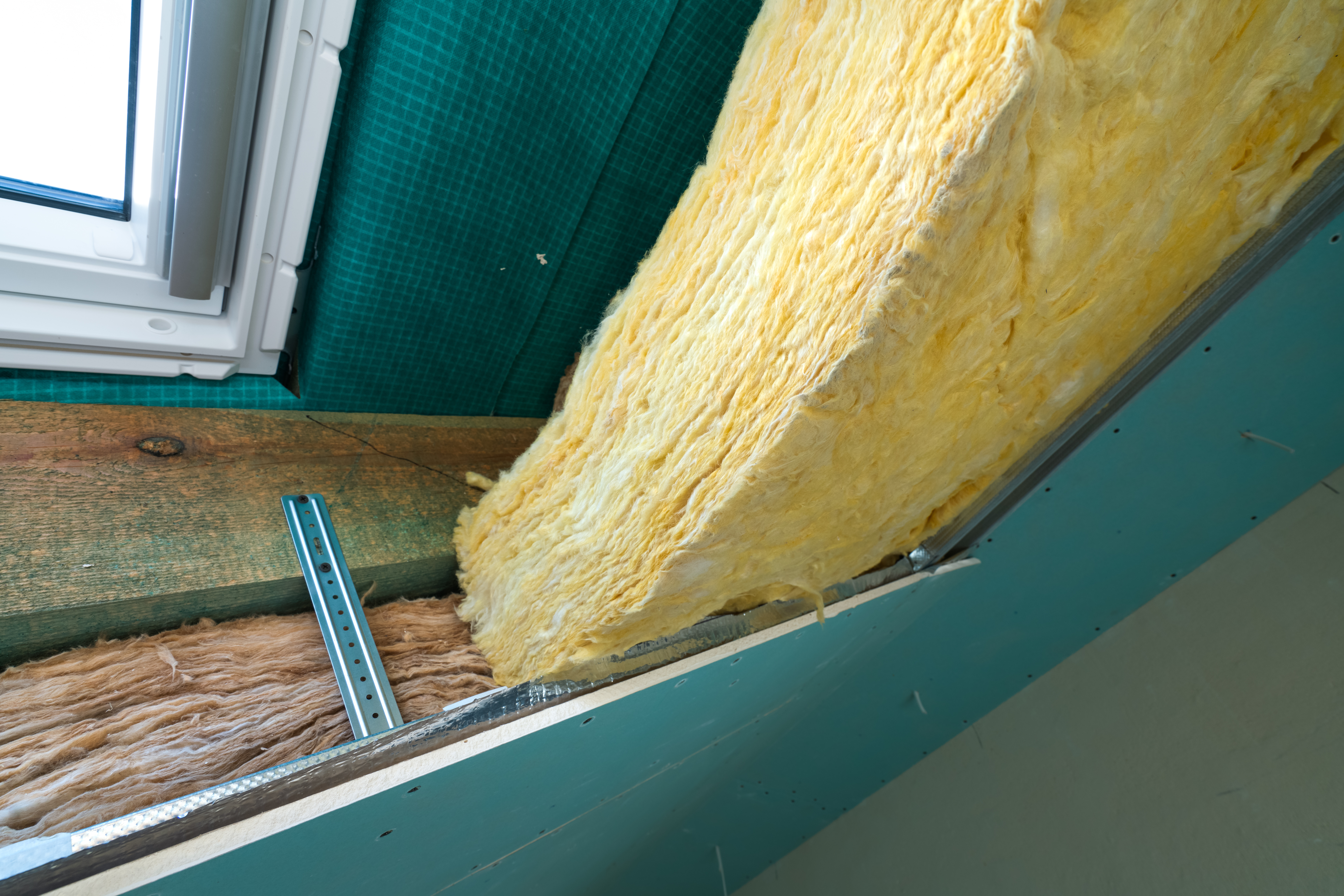 Chantier d'isolation des rampants en copropriété